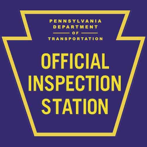 pa inspection station sign